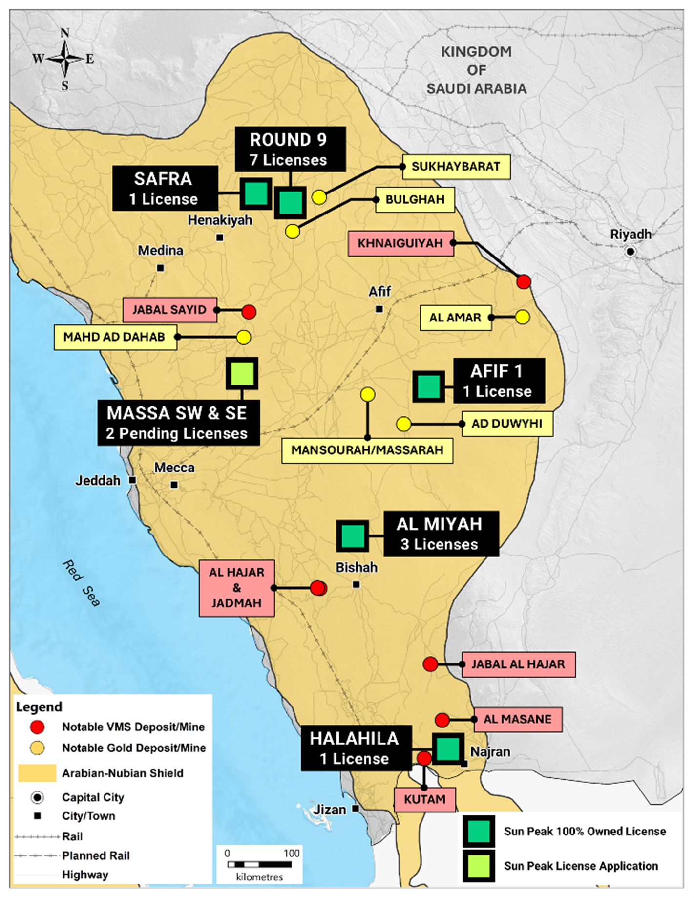 Vms Map Sun Peak Metals Commences Maiden Drill Program At Safra VMS Project ...